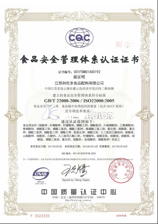 質(zhì)量管理體系認(rèn)證